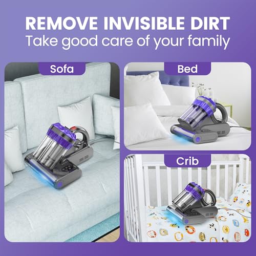 550W Handheld Mattress Vacuum Cleaner with 16Kpa Suction V7374