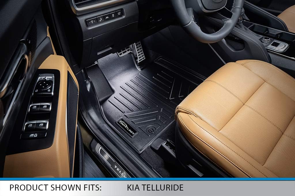 Black 3 Row & Cargo Floor Mat Liner Set X24814