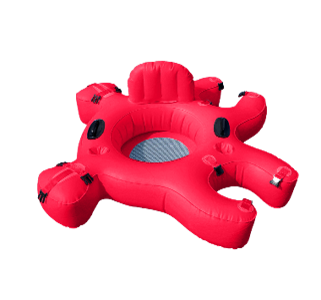 Red Mesh Bottom Lounger C38717