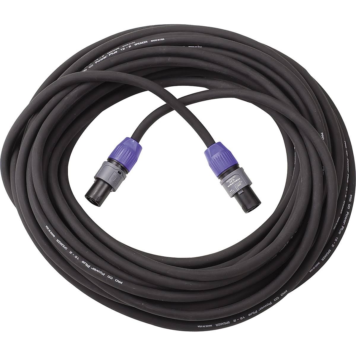 12g Speakon-Speakon 2-Pole Speaker Cable 50 ft. U17171