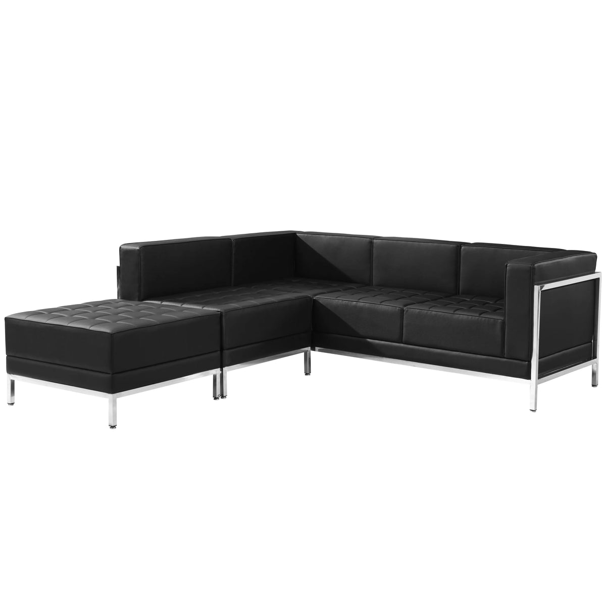 3 Piece LeatherSoft Modular Sectional B203898