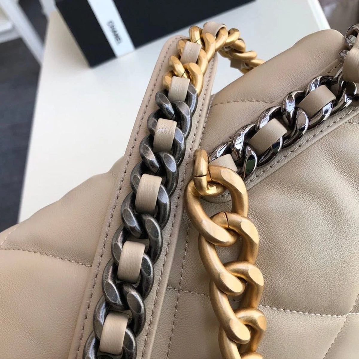 Beige Handbag G898273