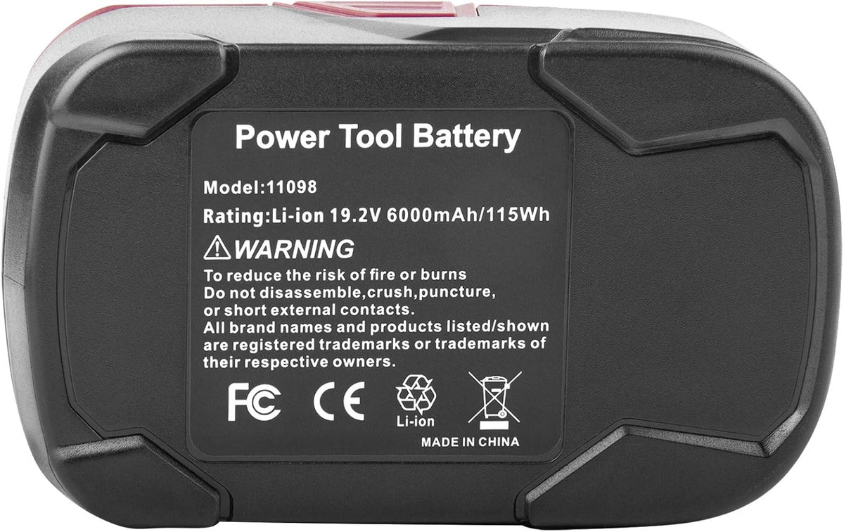 2Pack 19.2 Volt Lithium Ion Battery Replacement for Craftsman DieHard C3 Cordless Power Tool J490222