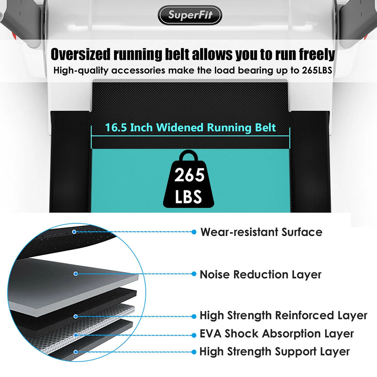 Folding Electric Motorized Treadmill Z7599