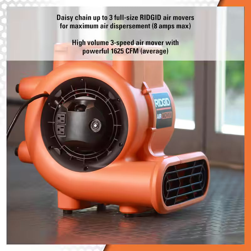 1625 CFM 3-Speed Blower Fan Air Mover V40980