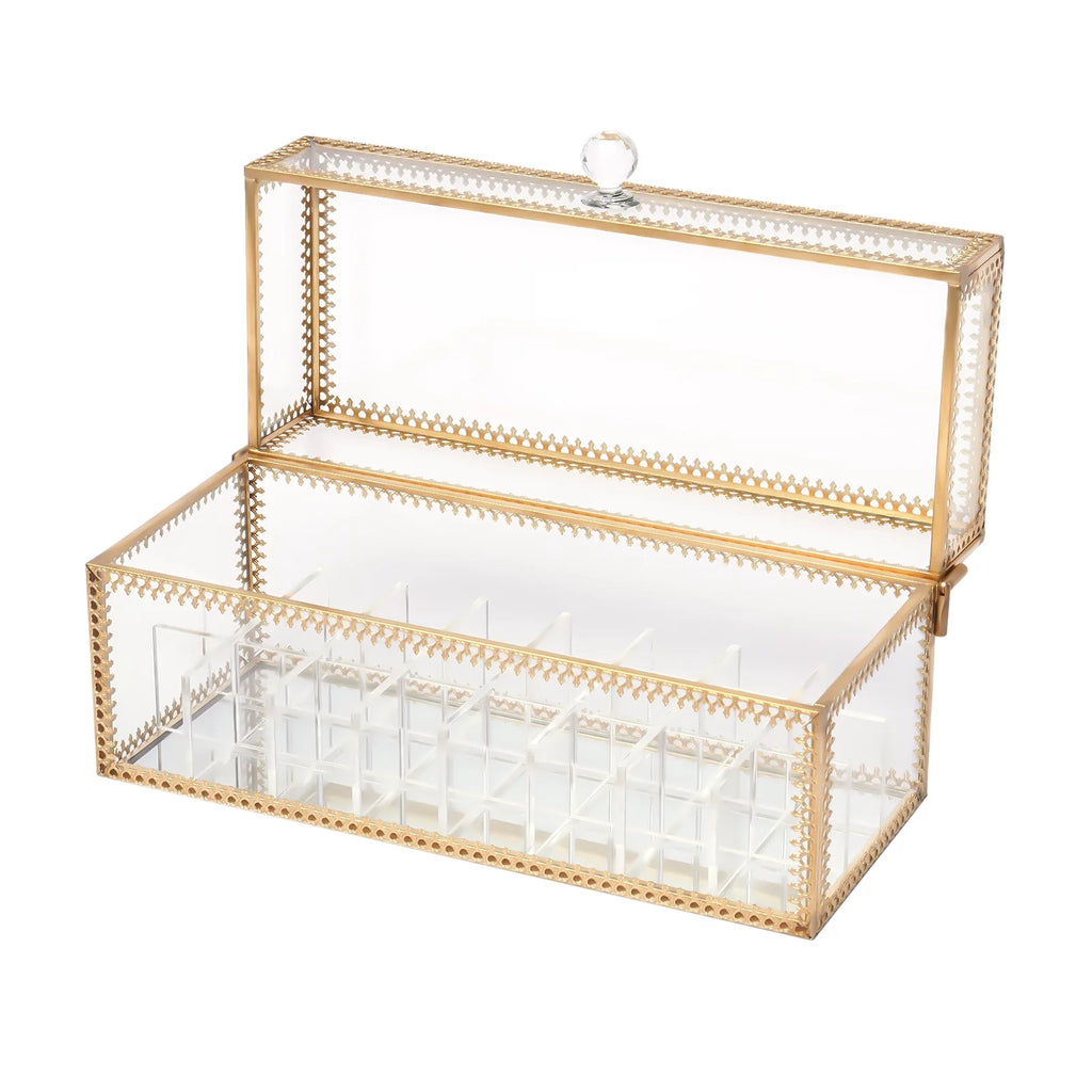Clear 24-Grid Lipstick Storage Case S756247