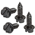 Stainless Steel License Plate Screws 4-Pack Black X239
