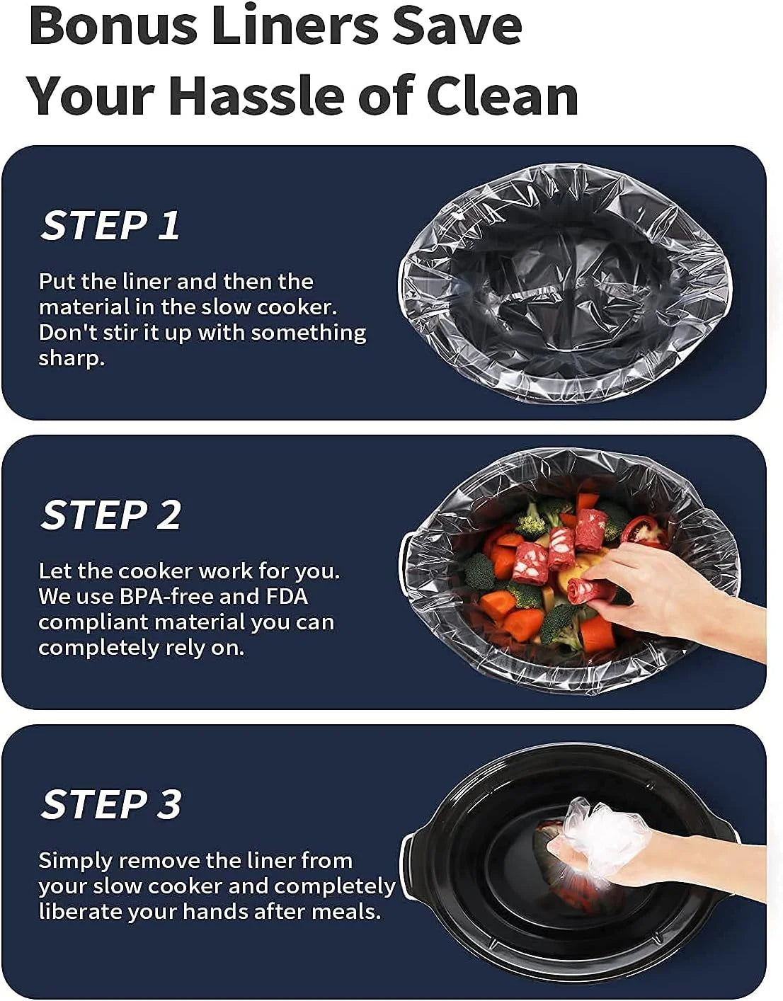 Programmable Slow Cooker 8.5-Quart with 30 Liners W537768