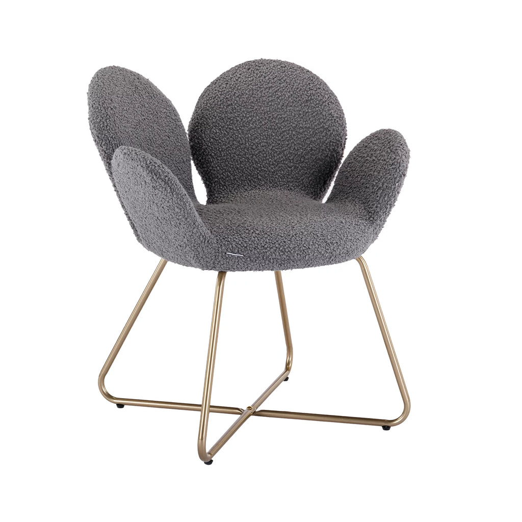 Velvet Accent Chair with Metal Legs G48520