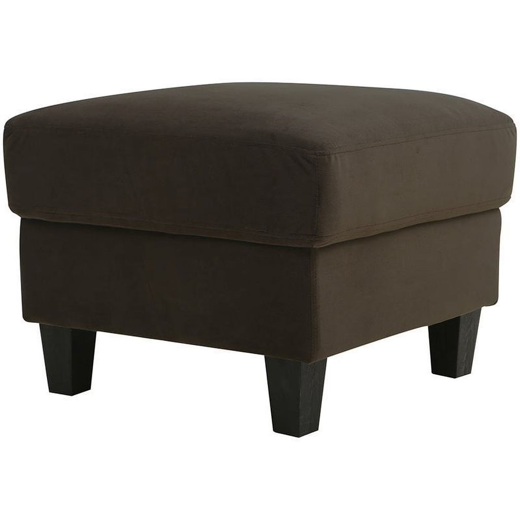 Brown Microfiber Ottoman A860