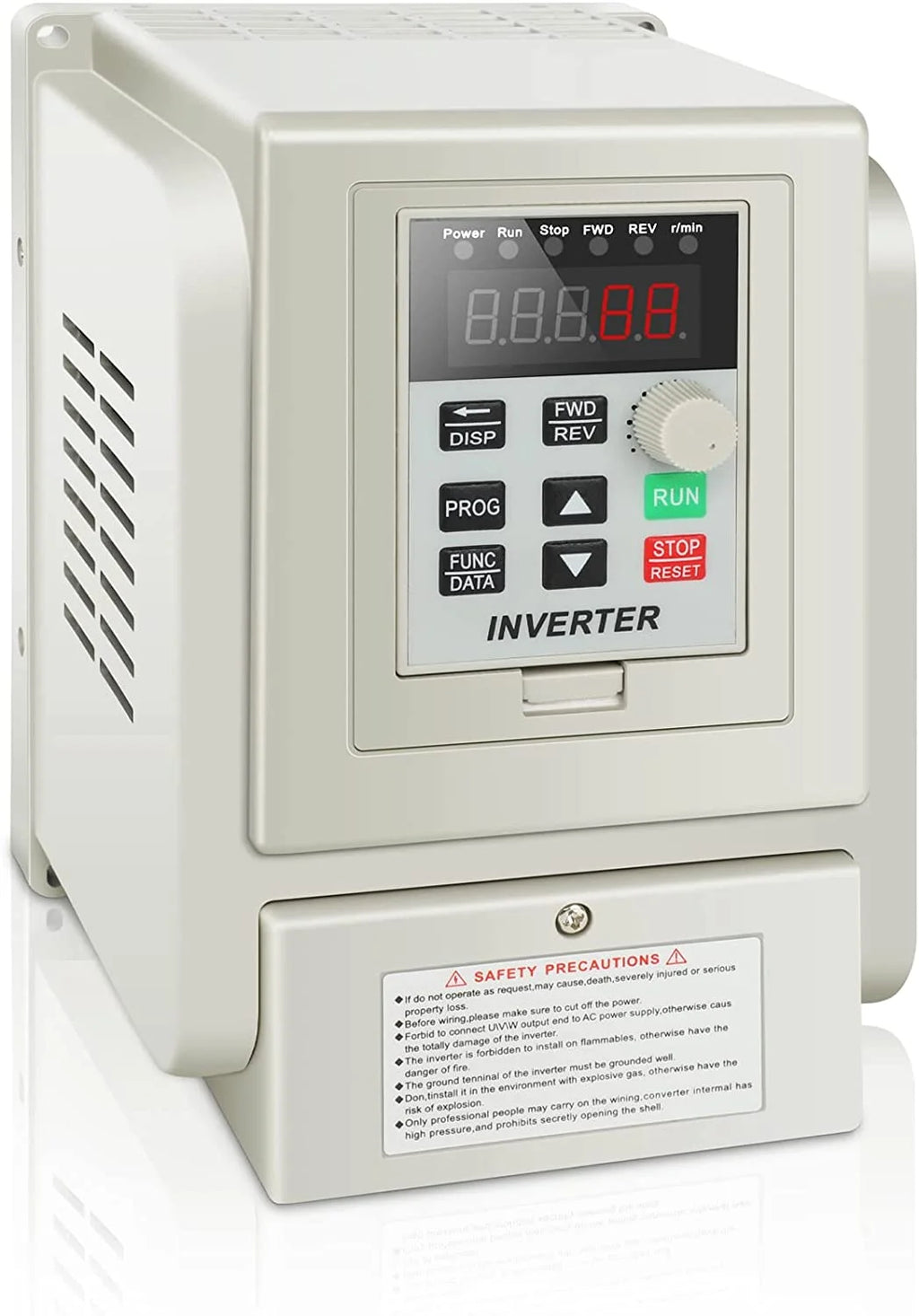 1.5kw 2HP 8A VFD Inverter Single Phase to 3 Phase Frequency Converter A12253
