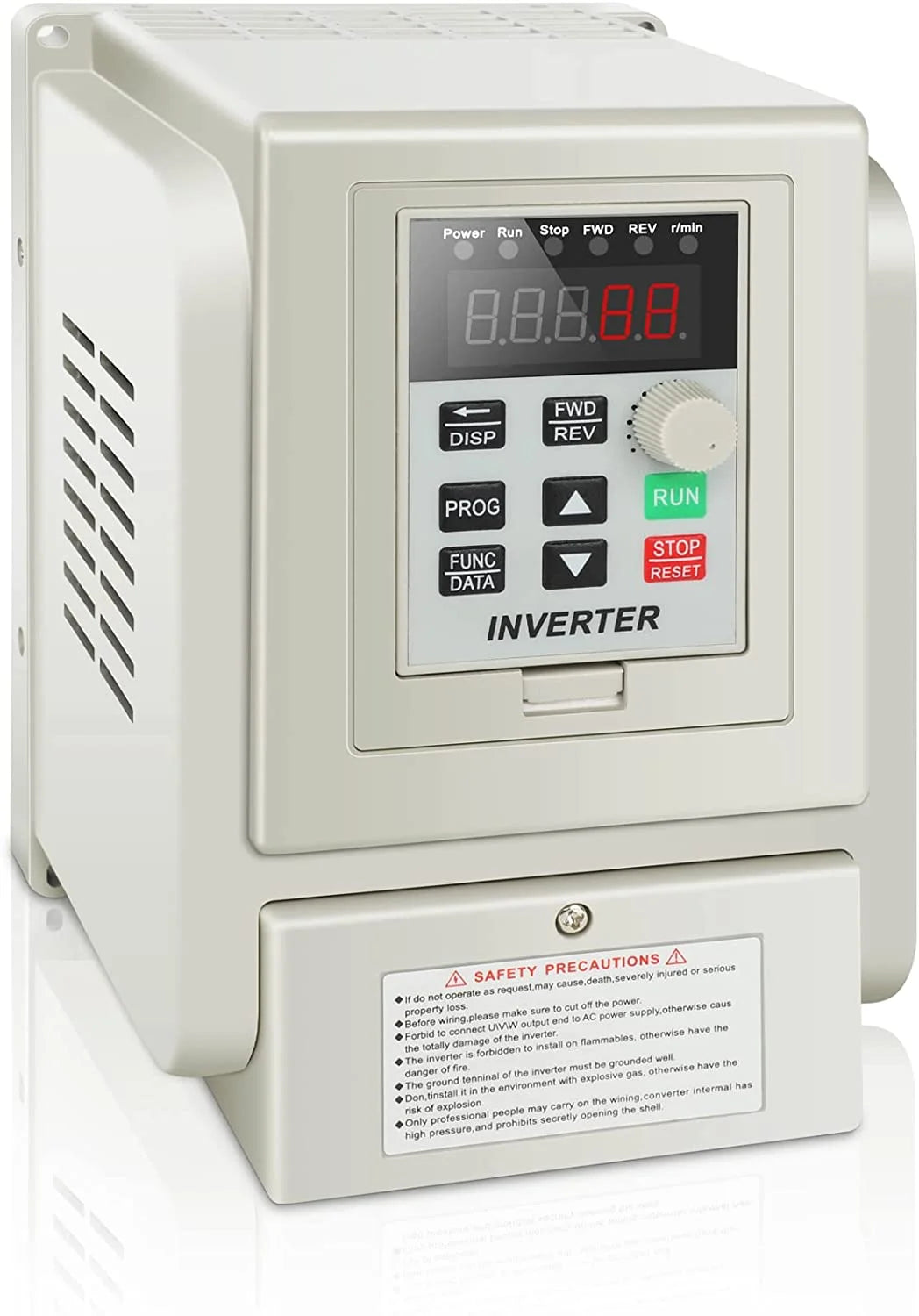 1.5kw 2HP 8A VFD Inverter Single Phase to 3 Phase Frequency Converter A12253