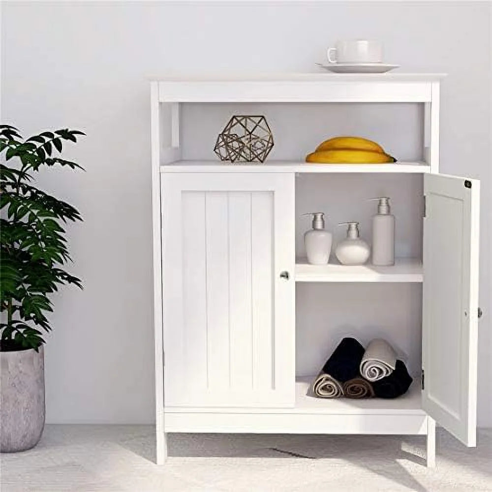 Sideboard Cabinet with Natural Rattan Doors and Solid Wood Feet U57927